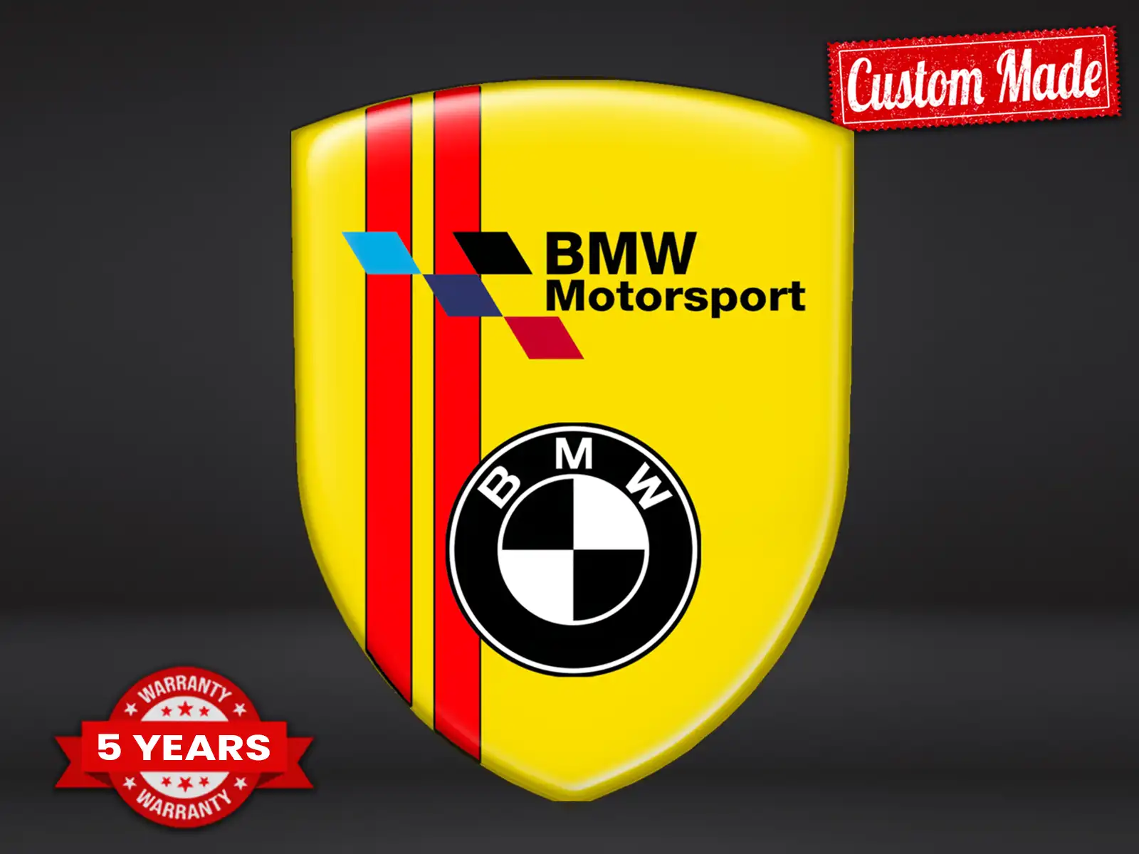 BMW Wasserfestes Etikett Premium Minimal Professionell